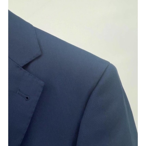 Alton Lane Blazer Jacket Tailored Fit Navy Birdseye Men Sz 44R NEW NWT N146 - Picture 4 of 5